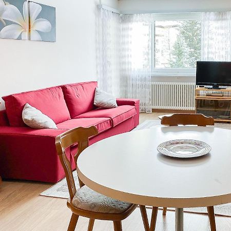 Zentrale Wohnung In St. Moritz Mit Grossem Balkon Exteriér fotografie